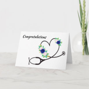 TARJETA **CONVERTIRSE EN MÉDICA** MÉDICA FEMENINA