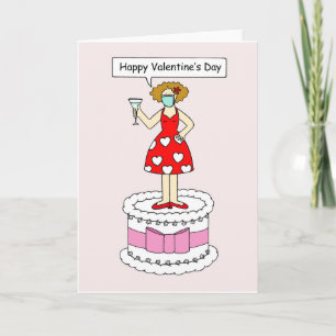 Tarjeta Convid 19 feliz Personalizado de San Valentín