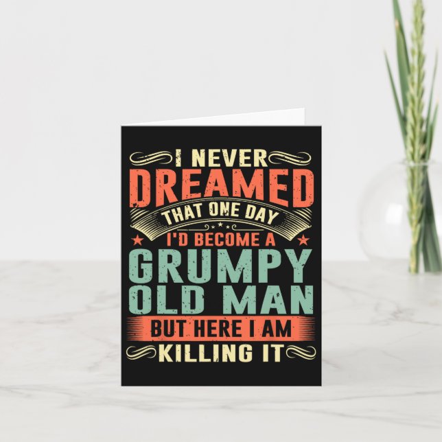 Tarjeta Conviértete En Un Hombre Aturdido Día De Los Padre (Anverso)