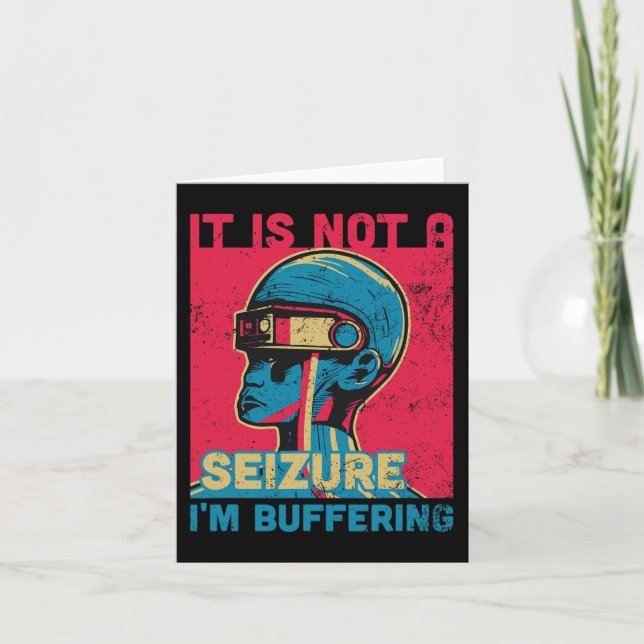 Tarjeta Convulsiones divertidas - Cinta morada para Epilep (Anverso)