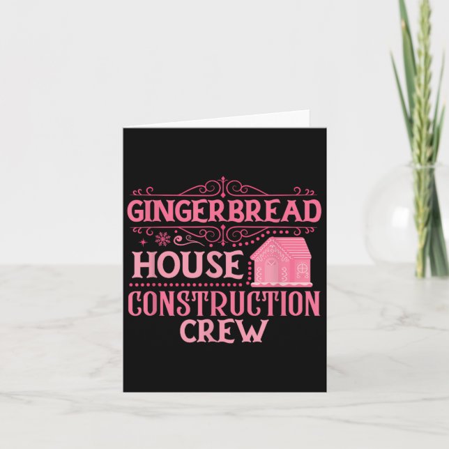 Tarjeta Cookie de Navidades del grupo Gingerbread House Cr (Anverso)