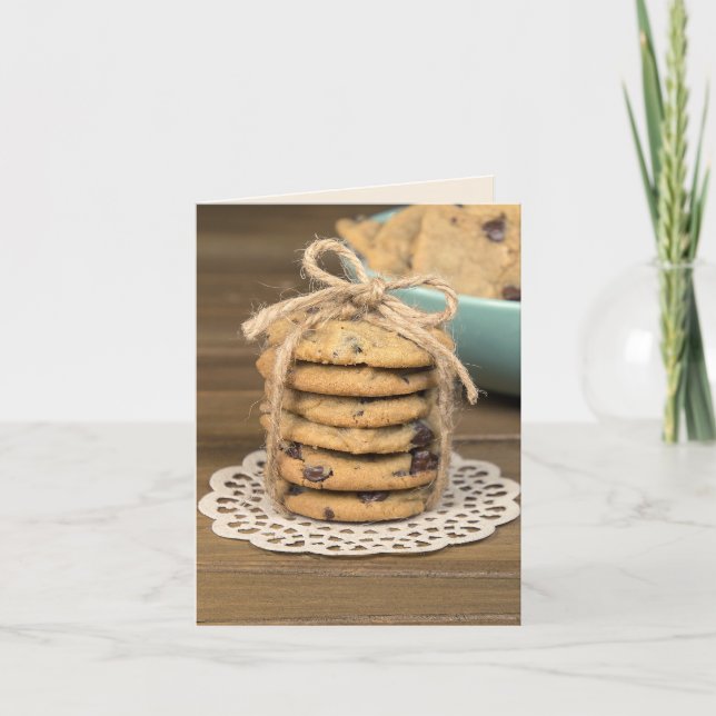 Tarjeta Cookies de chocolate de cumpleaños (Anverso)