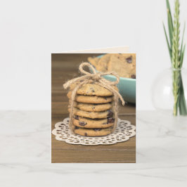 Tarjeta Cookies de chocolate de cumpleaños