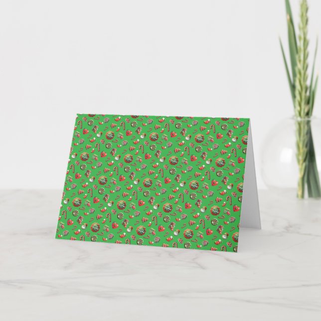 Tarjeta Cookies de Navidades de moda (Anverso)