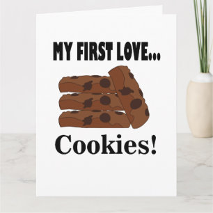 Tarjeta Cookies My First Love Cookies Biscuit