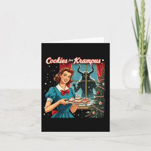 Tarjeta Cookies Para Navidades Graciosos De Krampus Xmas K