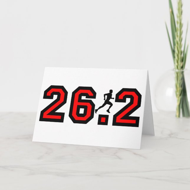 Tarjeta Cool 26.2 marathon (Anverso)