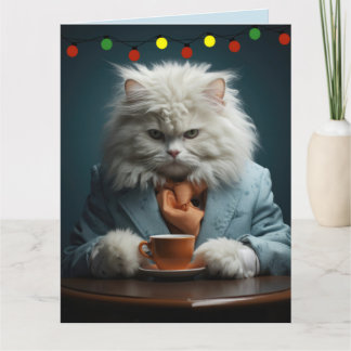 TARJETA COOL CAT CHRISTMAS GREETING CARD