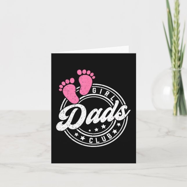 Tarjeta Cool Dads Club Father's Day From Daughter Funny Da (Anverso)
