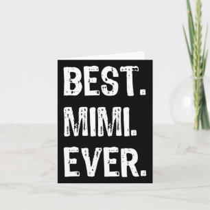 Tarjeta Cool Mejor Mimi Nunca Familia Divertida