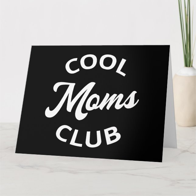 Tarjeta Cool Moms Club I (Anverso)