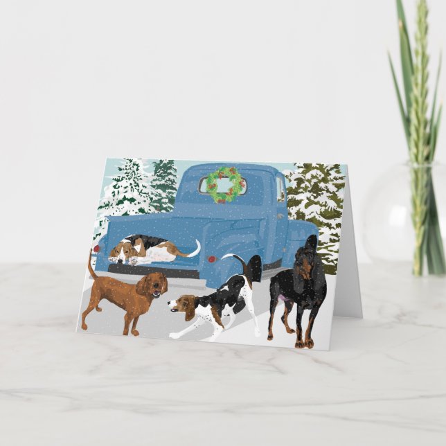 Tarjeta Coonhound Ride (Anverso)