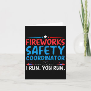 Tarjeta Coordinador de Seguridad de Fuegos Artificiales de