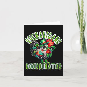 Tarjeta Coordinadora de travesuras del día de San Patricio