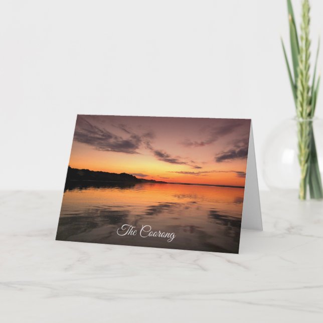 Tarjeta Coorong en Dusk (Anverso)