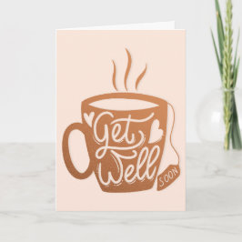 Tarjeta Copa de café con tipografía