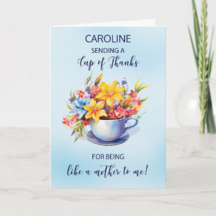 Tarjeta Copa de gracias como madre en Día de la Madre