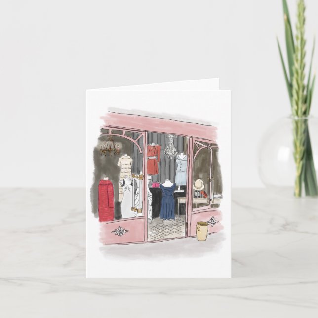 Tarjeta Copa en el Mercado de Pulgas de París - Notecard (Anverso)