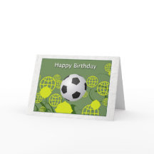 Copa Mundial de Fútbol Feliz Cumpleaños