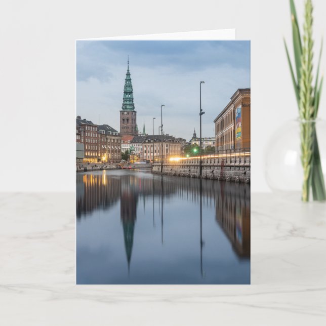 Tarjeta Copenhague Dinamarca (Anverso)