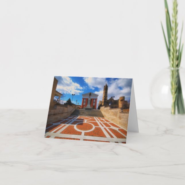 Tarjeta Copia de los pasos de la ciudad de Lynchburg en Vi (Anverso)