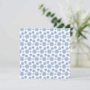 Tarjeta Copos de nieve