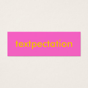 Tarjeta coqueta de TEXTPECTATION