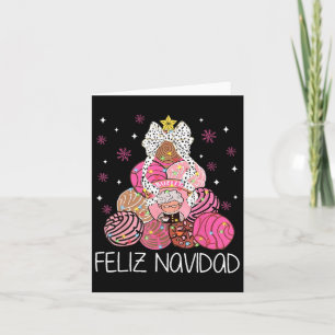 Tarjeta Coqueta Es La Temporada Pan Dulce Mexicano Navidad