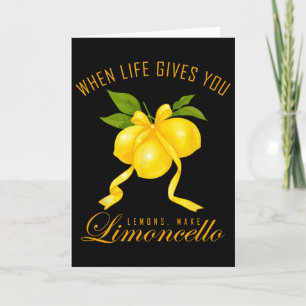 Tarjeta Coqueta Limón Cuando la Vida te Da Limones Haz Lim