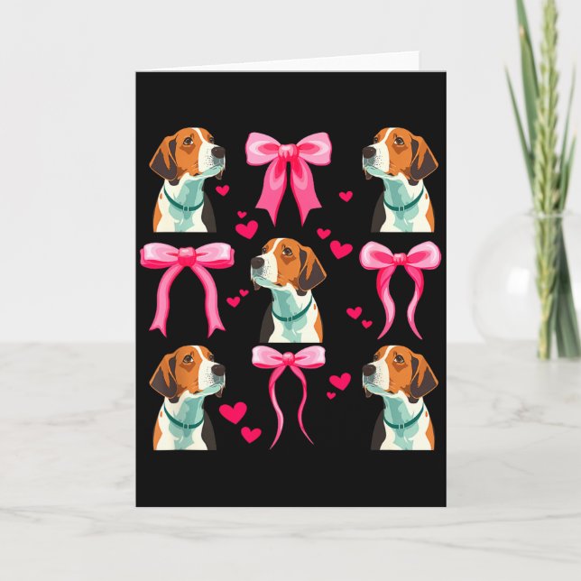 Tarjeta Coqueta Mamá Beagle Madre Beagle  (Anverso)
