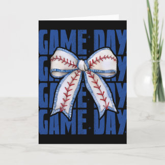 Tarjeta Coquette Bow Game Day Sell Softll Heart Love Mom L