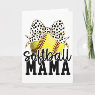 Tarjeta Coquette de mamá suave lazo Vender mamá día de la