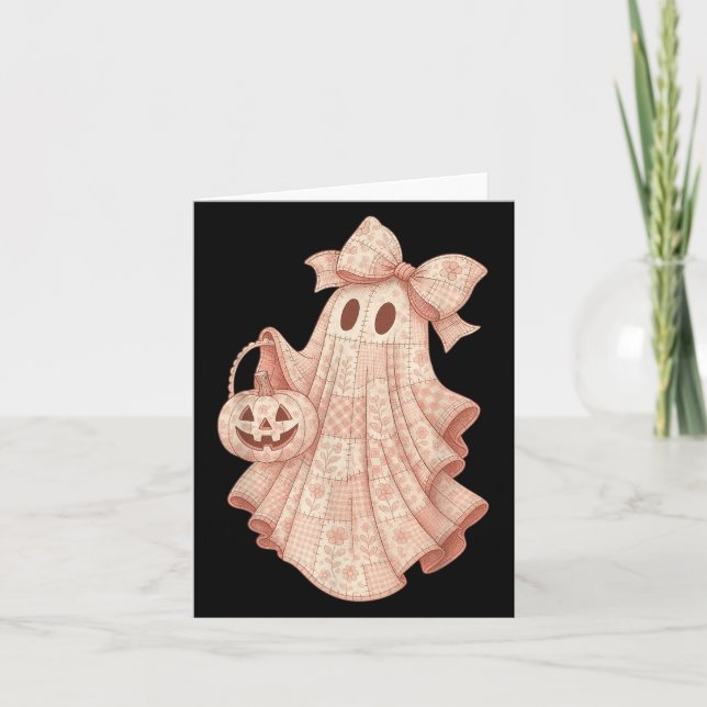 Tarjeta Coquette Halloween (Anverso)
