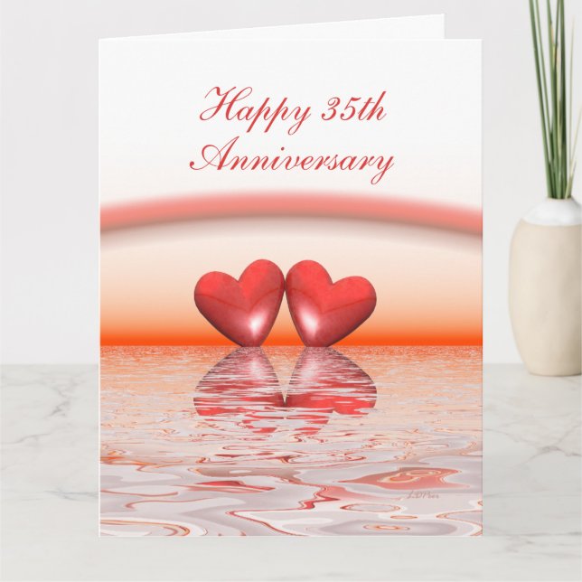 Tarjeta Corales de Coral, 35 años (Anverso)