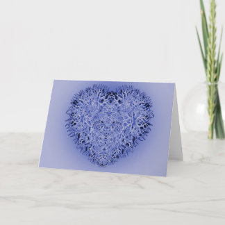 Tarjeta Corazón azul