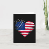 Corazón Bandera De Estados Unidos Agradecido Patri