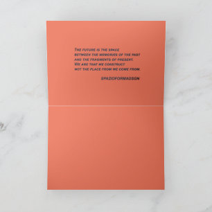 Tarjeta "Corazón blanco en negro desde el sol" & Futuro