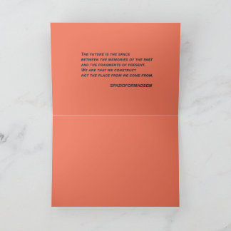 Tarjeta "Corazón blanco en negro desde el sol" & Futuro