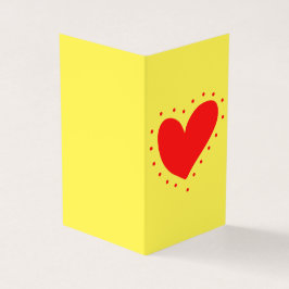 Tarjeta Corazón brillante Platónico Valentine Notecard 25p