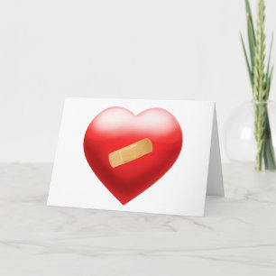 Tarjeta Corazón con BandAid
