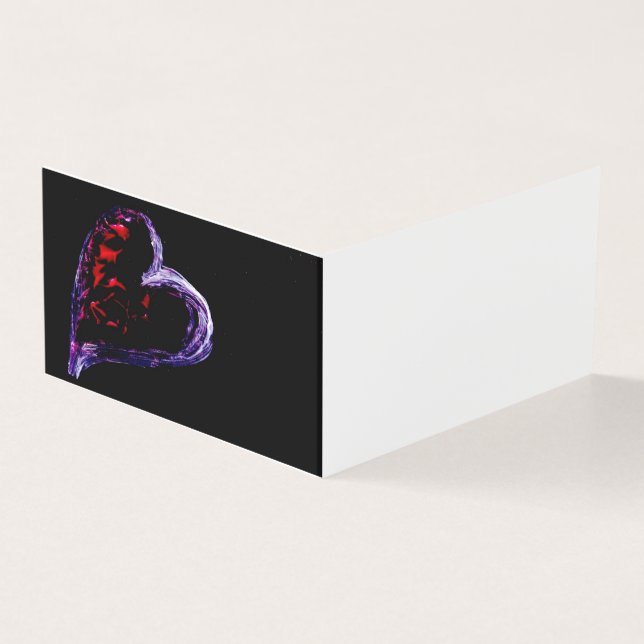 Tarjeta Corazón con llama (Exterior)