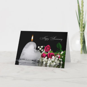 Tarjeta Corazón de aniversario de fusión
