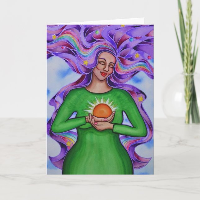 Tarjeta Corazón de curar #2 de Rita Loyd (Anverso)