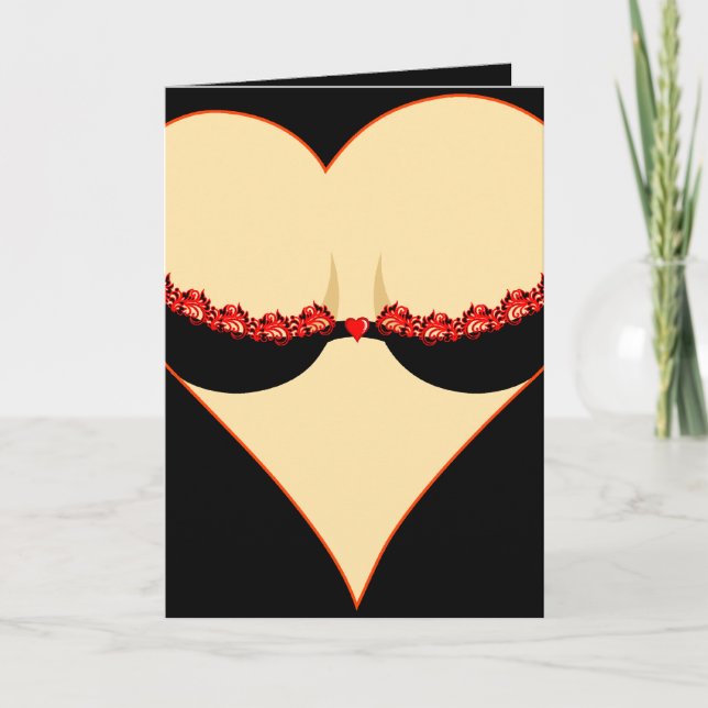 Tarjeta corazón de la mujer (Anverso)