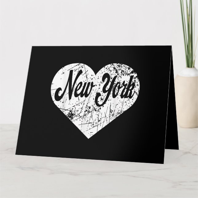 Tarjeta Corazón de Nueva York (Anverso)