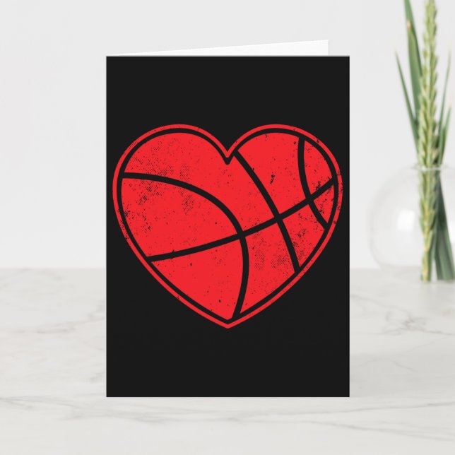 Tarjeta Corazón de Sketll Amor Día de San Valentín Gráfico (Anverso)