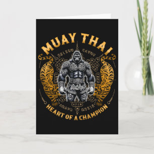 Tarjeta Corazón de un campeón - Kickboxing y Muay Thai Gor