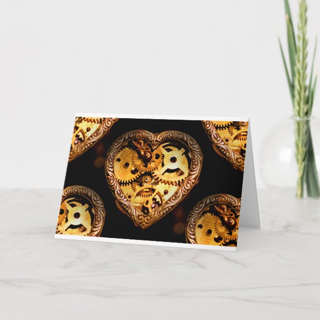 Tarjeta corazón de vapor (Anverso)