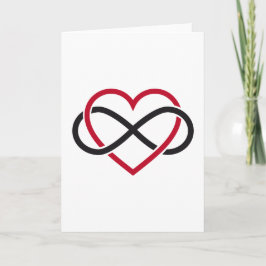Tarjeta Corazón del infinito, amor interminable