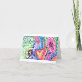 Tarjeta Corazón del universo